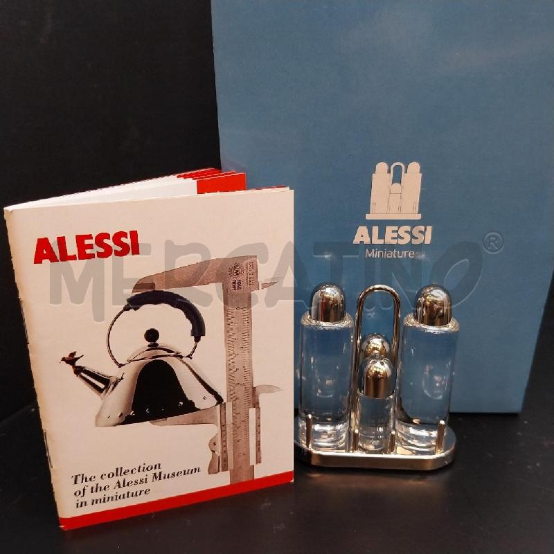 ALESSI MINIATURA 5070M OLIO ACETO SET DESIGN ETTORE SOTTSASS | Mercatino dell'Usato Gazzada schianno 3