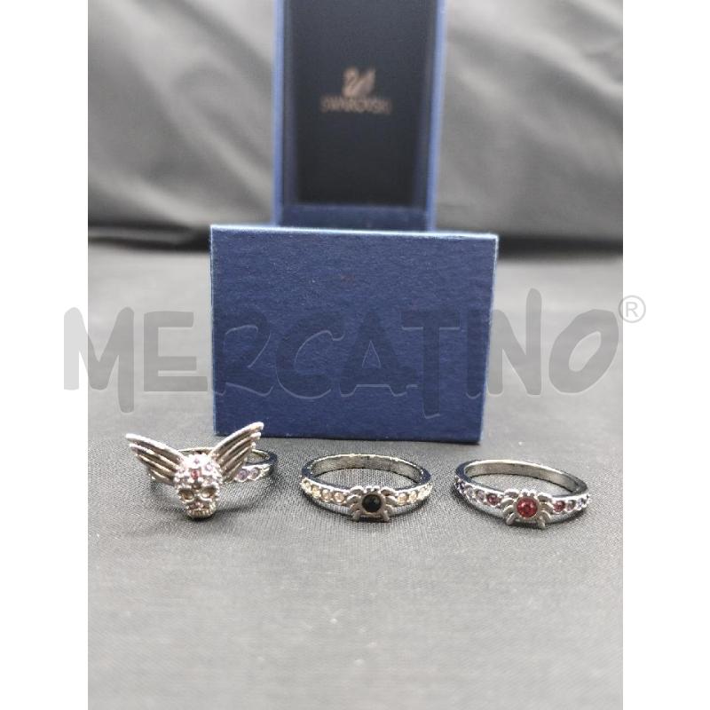 ANELLO DONNA SWAROVSKI 3PZ | Mercatino dell'Usato Gazzada schianno 1