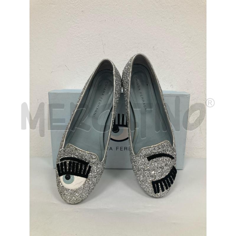 BALLERINA CHIARA FERRAGNI ARGENTO PAILETTE | Mercatino dell'Usato Gazzada schianno 1