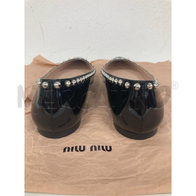 BALLERINA MIU MIU NERA BORCHIE | Mercatino dell'Usato Gazzada schianno 2