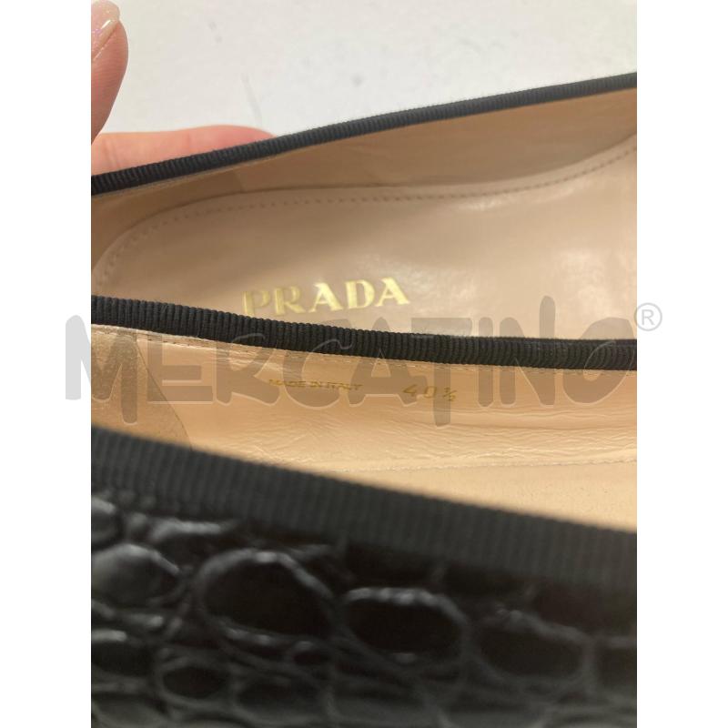 BALLERINA PRADA NERE | Mercatino dell'Usato Gazzada schianno 5
