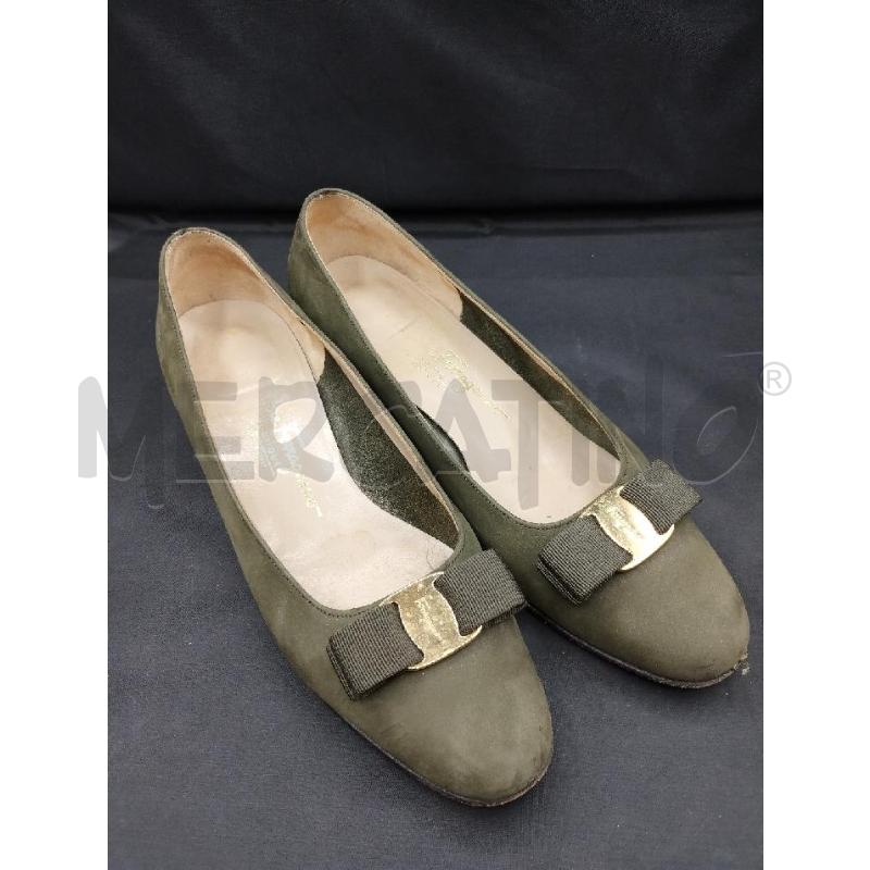 BALLERINA SALVATORE FERRAGAMO VERDE | Mercatino dell'Usato Gazzada schianno 1