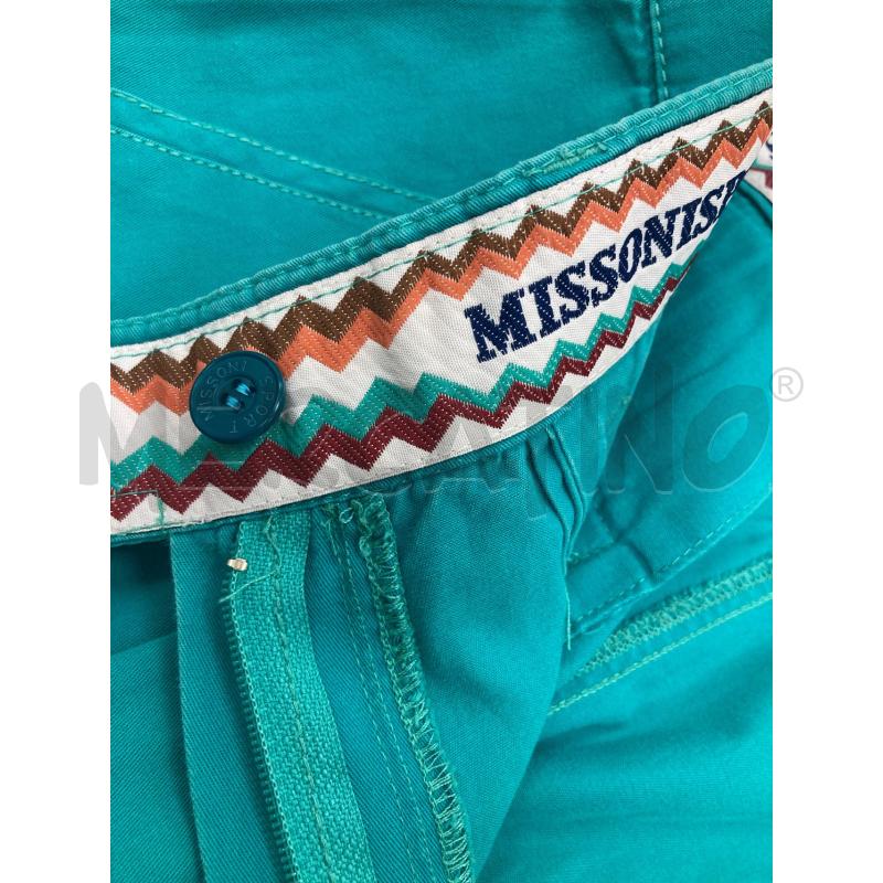 BERMUDA DONNA MISSONI SPORT VERDE ACQUA | Mercatino dell'Usato Gazzada schianno 5