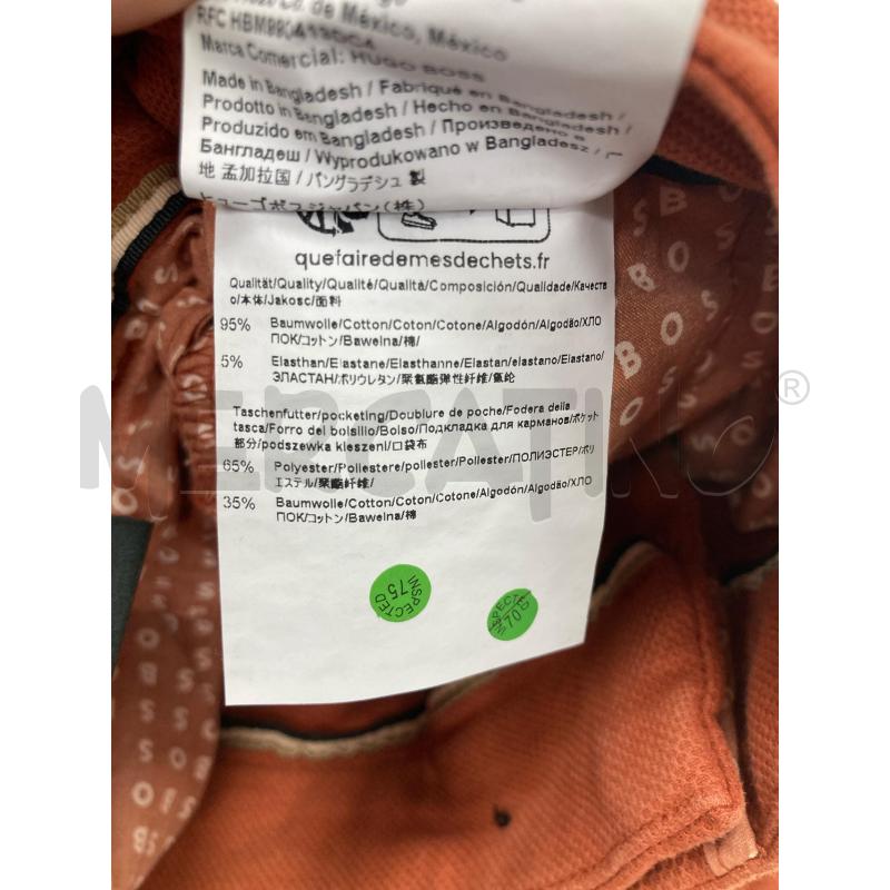 BERMUDA UOMO HUGO BOSS RUGGINE  | Mercatino dell'Usato Gazzada schianno 4