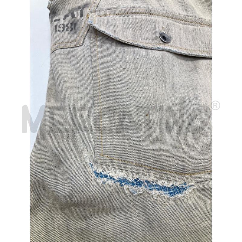 BERMUDA UOMO REPLAY JEANS LEGGERO BEIGE  | Mercatino dell'Usato Gazzada schianno 4