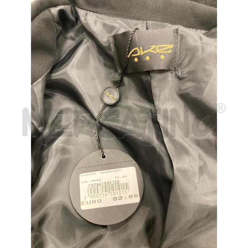 BLAZER DONNA AKE NERO CARTELLINO | Mercatino dell'Usato Gazzada schianno 3