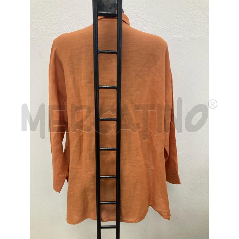 BLAZER DONNA ANNALIS MISTO LINO ARANCIO ZIP | Mercatino dell'Usato Gazzada schianno 2