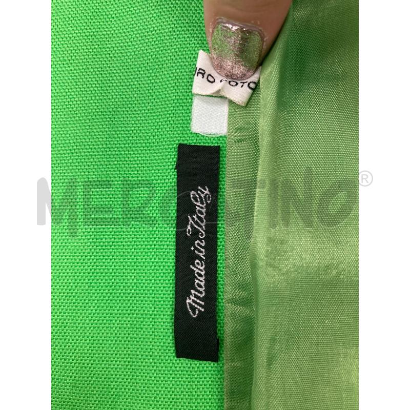 BLAZER DONNA BENCIVENGA VERDE FLUO BOTTONI ORO | Mercatino dell'Usato Gazzada schianno 4