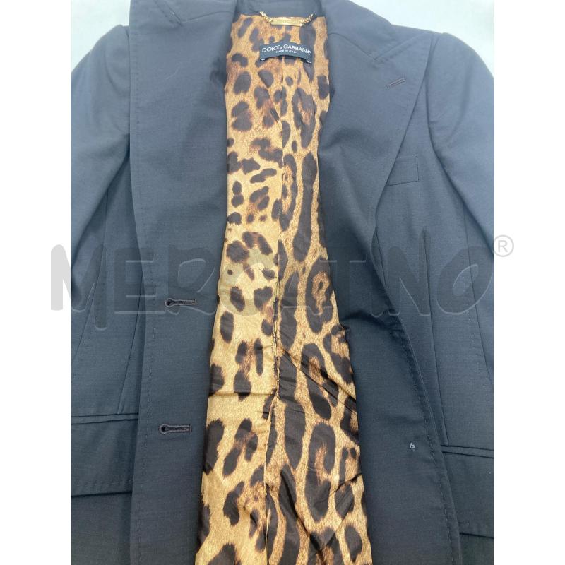 BLAZER DONNA DOLCE&GABBANA NERO INTERNO LEOPARDATO | Mercatino dell'Usato Gazzada schianno 4
