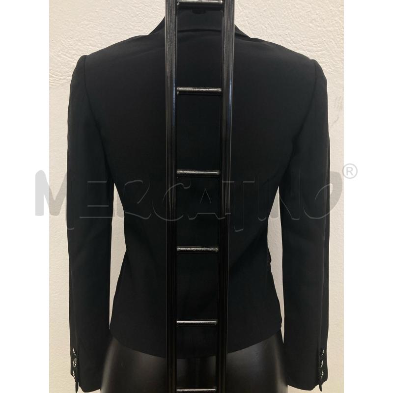 BLAZER DONNA D&G NERO 3 BOTTONI LOGATI | Mercatino dell'Usato Gazzada schianno 2