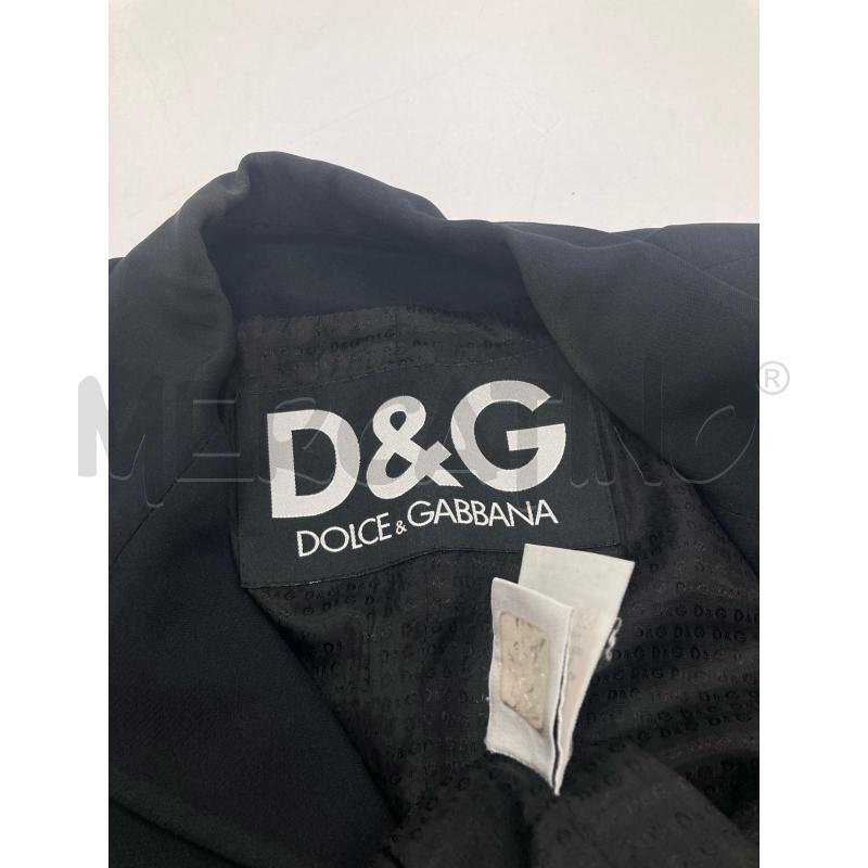 BLAZER DONNA D&G NERO 3 BOTTONI LOGATI | Mercatino dell'Usato Gazzada schianno 4