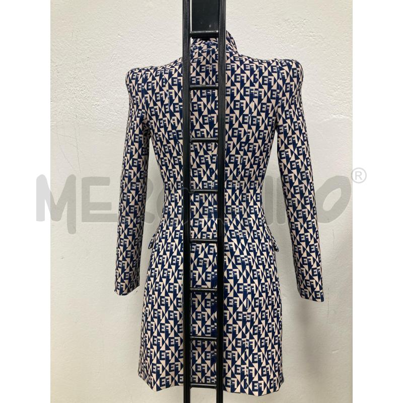 BLAZER DONNA ELISABETTA FRANCHI PANNA BLU | Mercatino dell'Usato Gazzada schianno 3