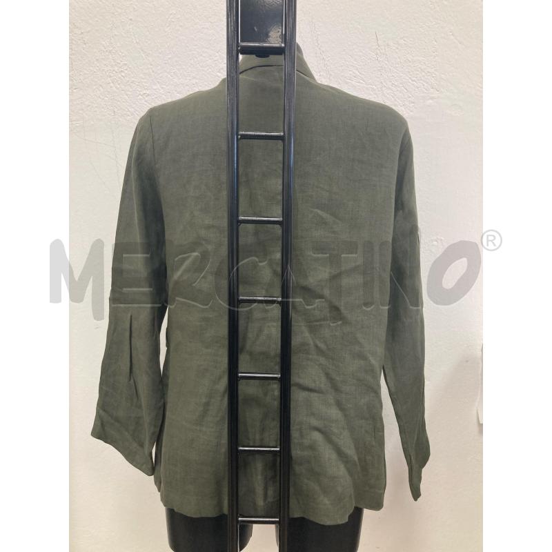 BLAZER DONNA LINO VERDE ZIP | Mercatino dell'Usato Gazzada schianno 2