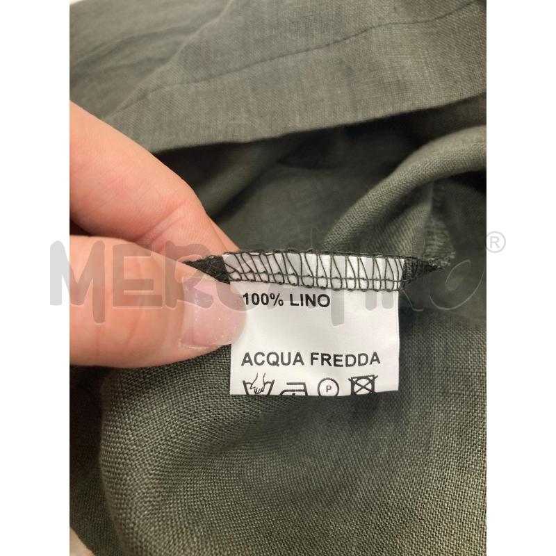BLAZER DONNA LINO VERDE ZIP | Mercatino dell'Usato Gazzada schianno 3