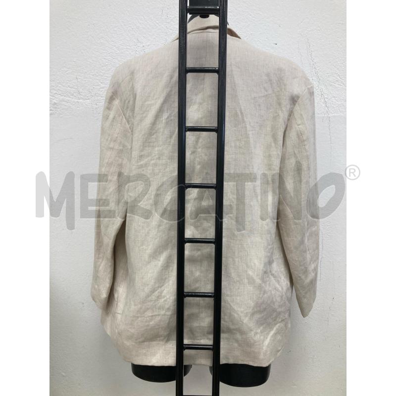 BLAZER DONNA MNG LINO BEIGE NO BOTTONI | Mercatino dell'Usato Gazzada schianno 2