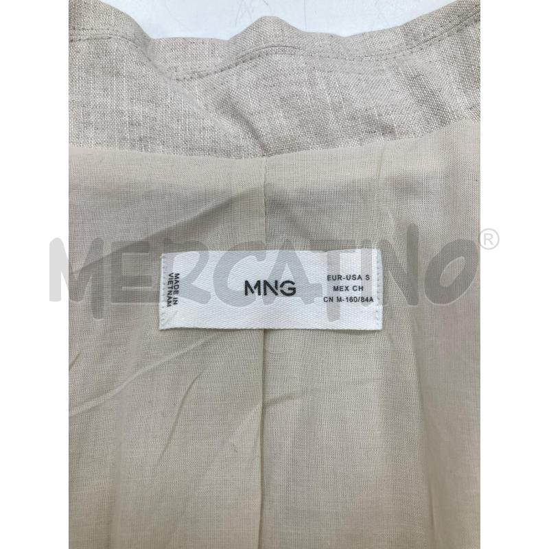 BLAZER DONNA MNG LINO BEIGE NO BOTTONI | Mercatino dell'Usato Gazzada schianno 3