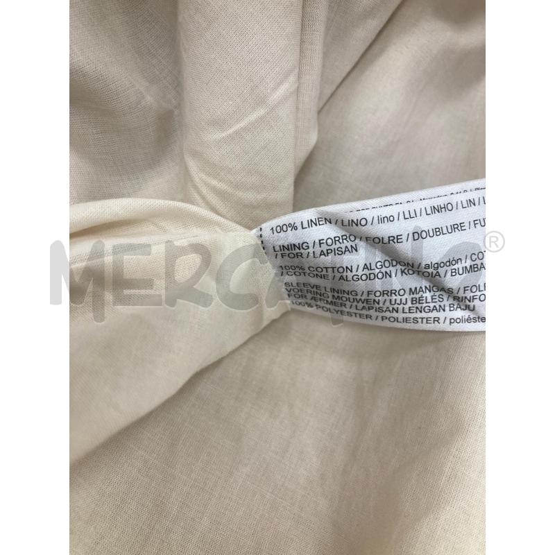 BLAZER DONNA MNG LINO BEIGE NO BOTTONI | Mercatino dell'Usato Gazzada schianno 4