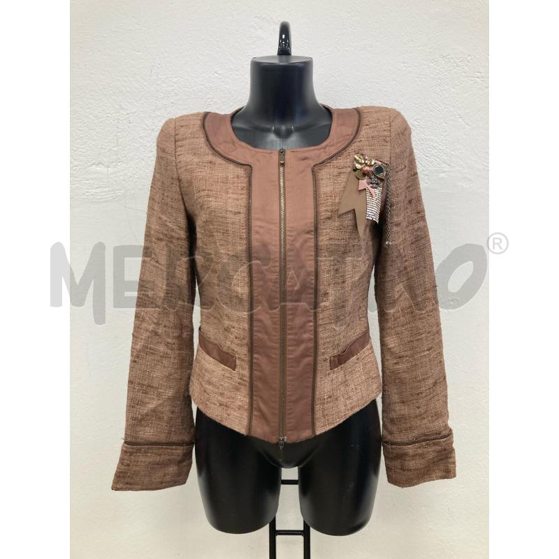 BLAZER DONNA PENNY BLACK ROSA ANTICO SPILLA | Mercatino dell'Usato Gazzada schianno 1