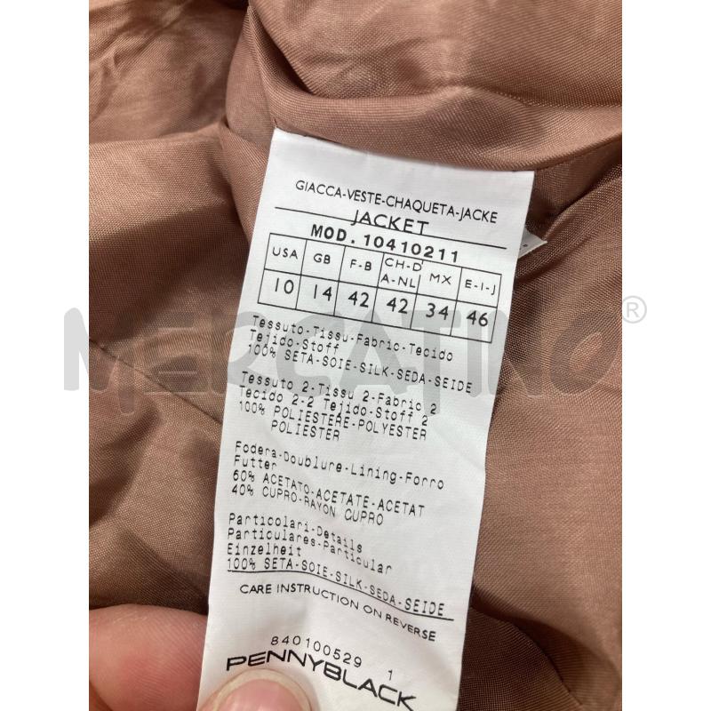 BLAZER DONNA PENNY BLACK ROSA ANTICO SPILLA | Mercatino dell'Usato Gazzada schianno 4