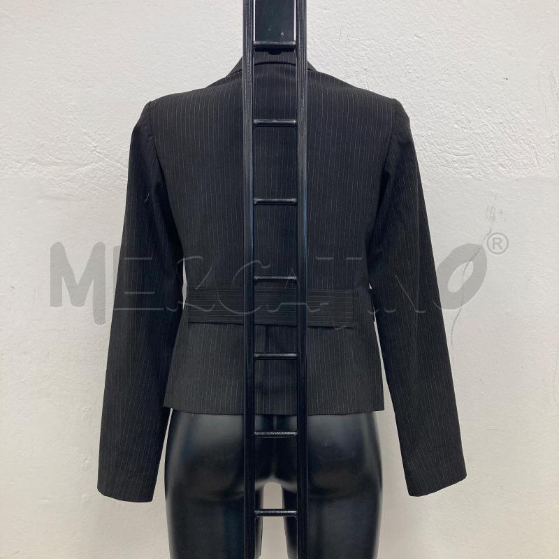 BLAZER DONNA PIERRE CARDIN NERA RIGHA BIANCA MATTONE | Mercatino dell'Usato Gazzada schianno 2