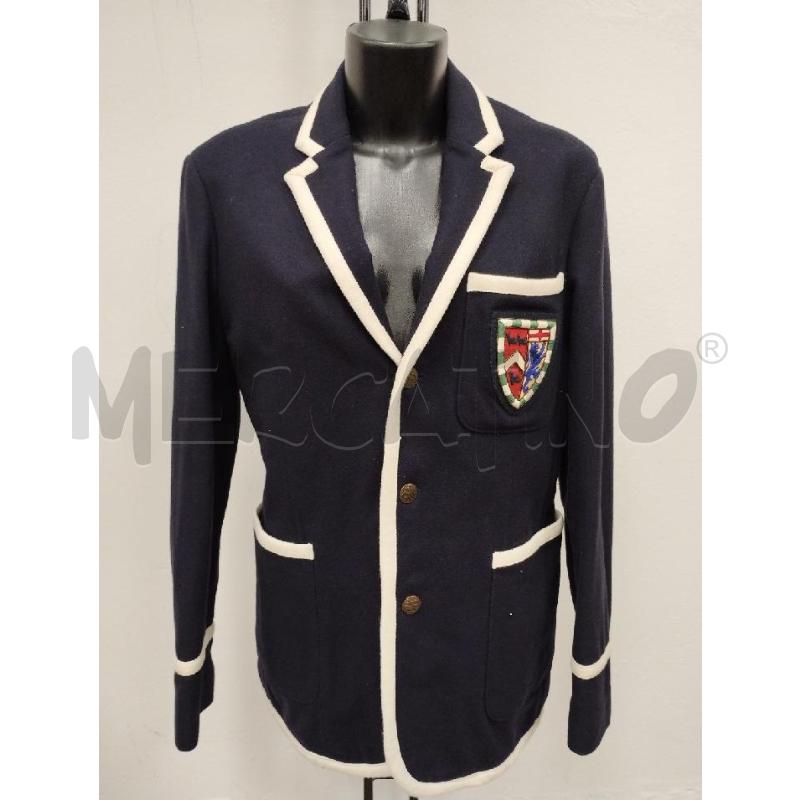 BLAZER DONNA POLO RALPH LAUREN BLU LANA | Mercatino dell'Usato Gazzada schianno 1