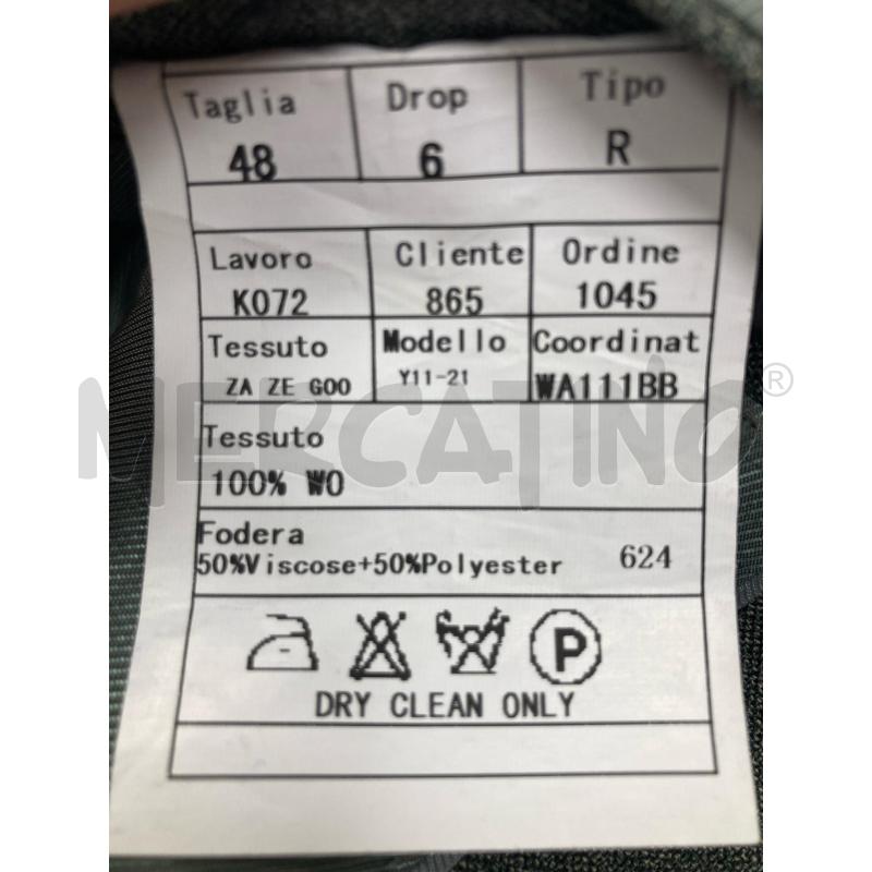 BLAZER UOMO ALBERTO CARLOS MELANGE VERDE | Mercatino dell'Usato Gazzada schianno 5
