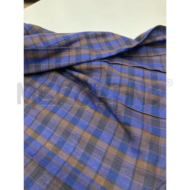 BLAZER UOMO BOGOGLIO QUADRI VIOLA MARRONI LINO | Mercatino dell'Usato Gazzada schianno 4