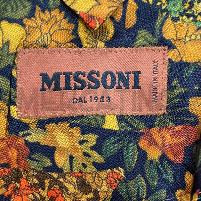 BLAZER UOMO DOPPIO PETTO MISSONI RIGHE MARRONI ARANCIO AZZURRO | Mercatino dell'Usato Gazzada schianno 4