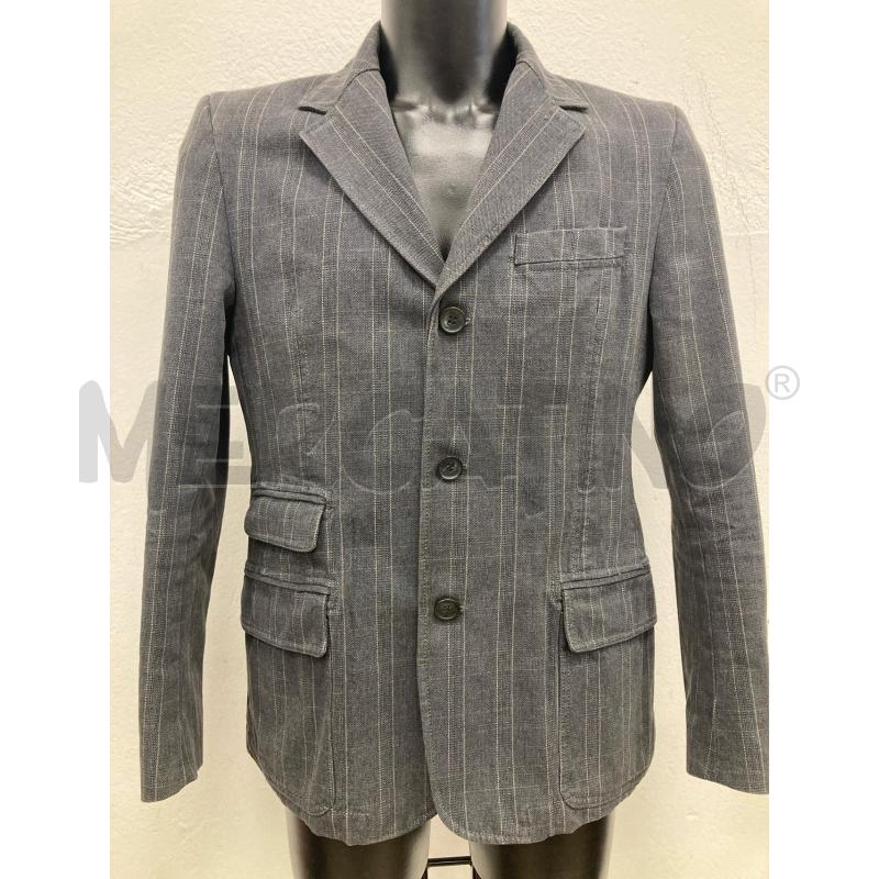 BLAZER UOMO D&G GRIGIO RIGHINE BEIGE | Mercatino dell'Usato Gazzada schianno 1