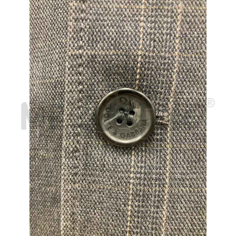 BLAZER UOMO D&G GRIGIO RIGHINE BEIGE | Mercatino dell'Usato Gazzada schianno 3