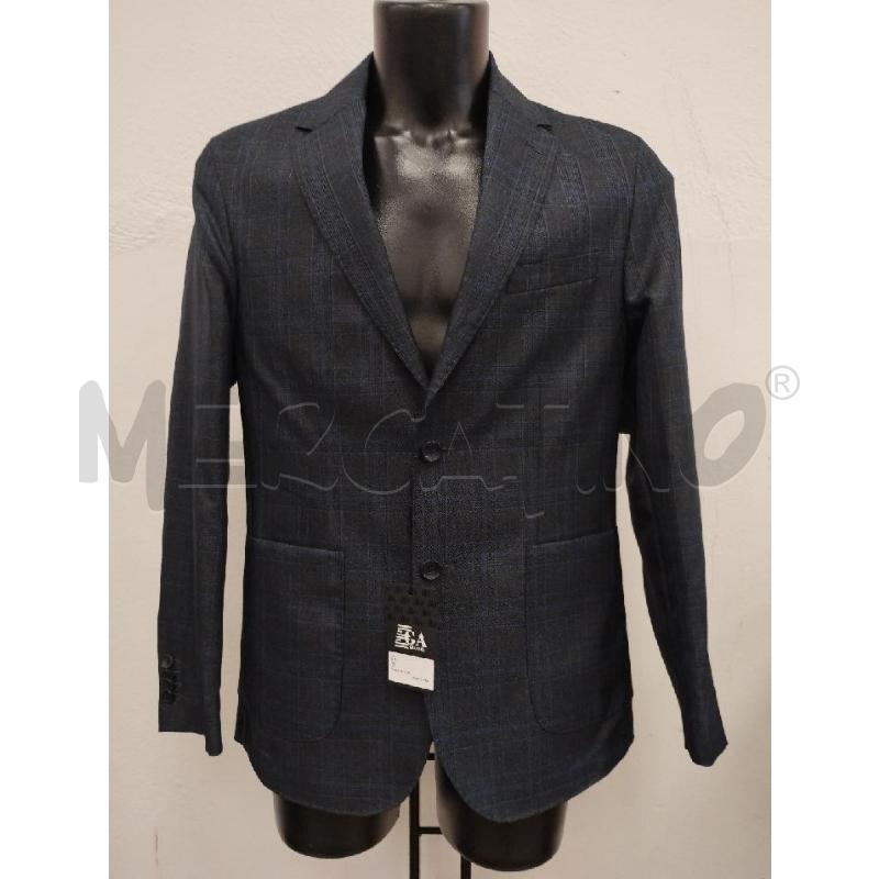 BLAZER UOMO EGA MILANO QUADRI BLU GRIGIO | Mercatino dell'Usato Gazzada schianno 1
