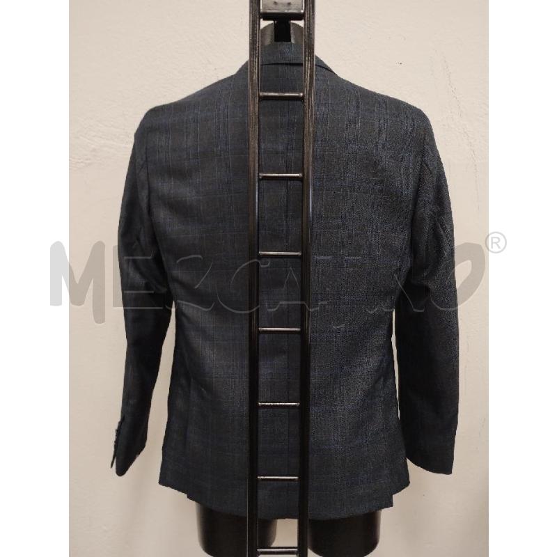 BLAZER UOMO EGA MILANO QUADRI BLU GRIGIO | Mercatino dell'Usato Gazzada schianno 2