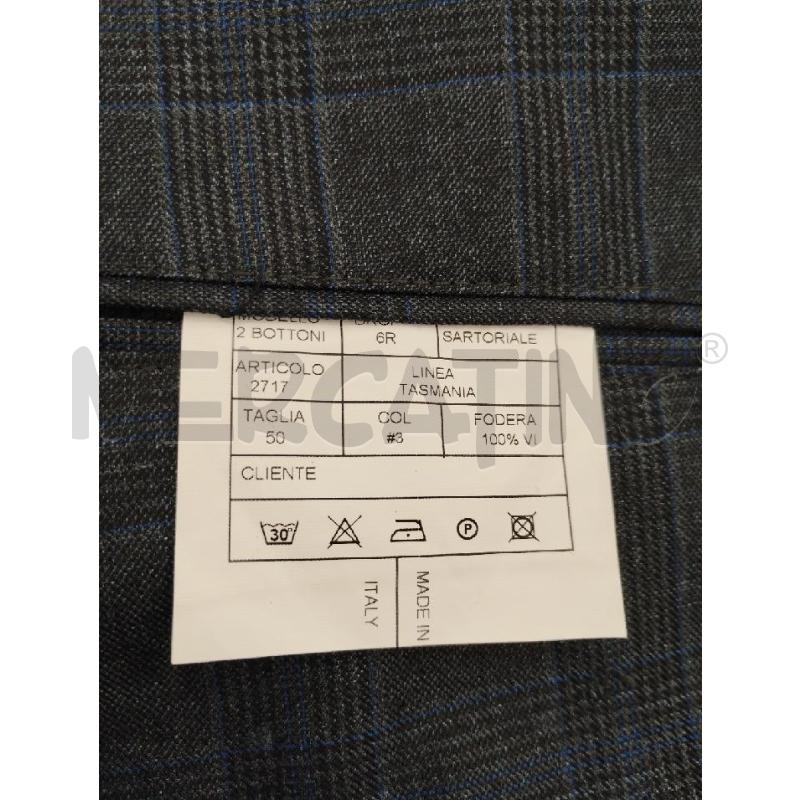 BLAZER UOMO EGA MILANO QUADRI BLU GRIGIO | Mercatino dell'Usato Gazzada schianno 3