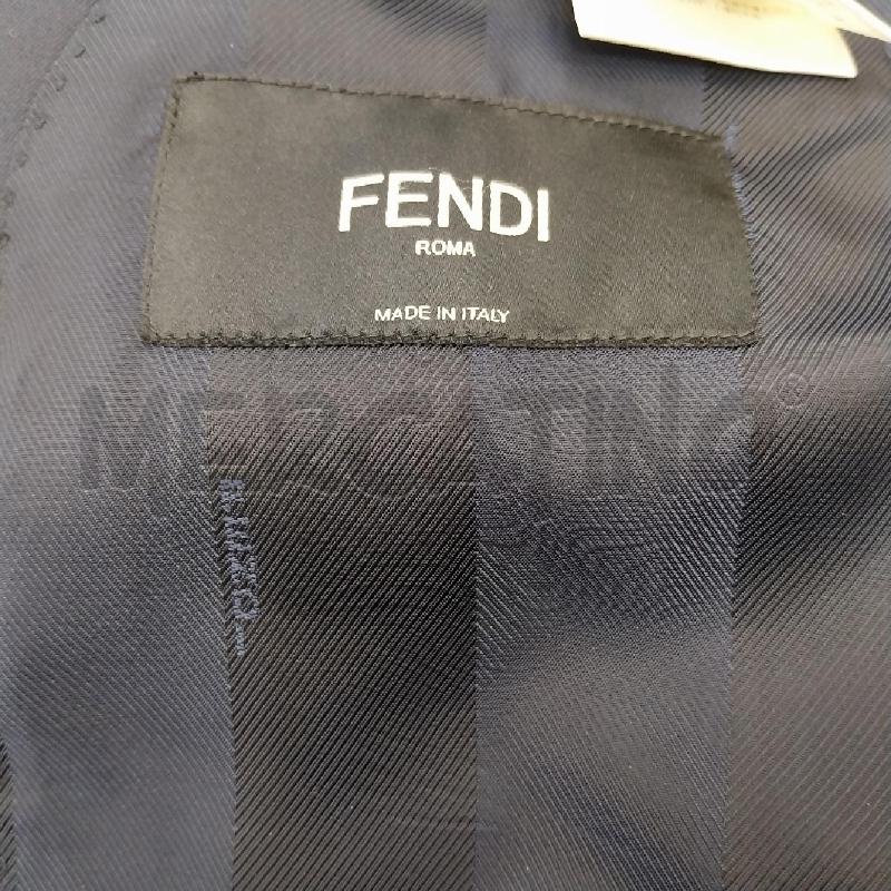 BLAZER UOMO FENDI BLU INTERNO RIGHE BLU | Mercatino dell'Usato Gazzada schianno 3