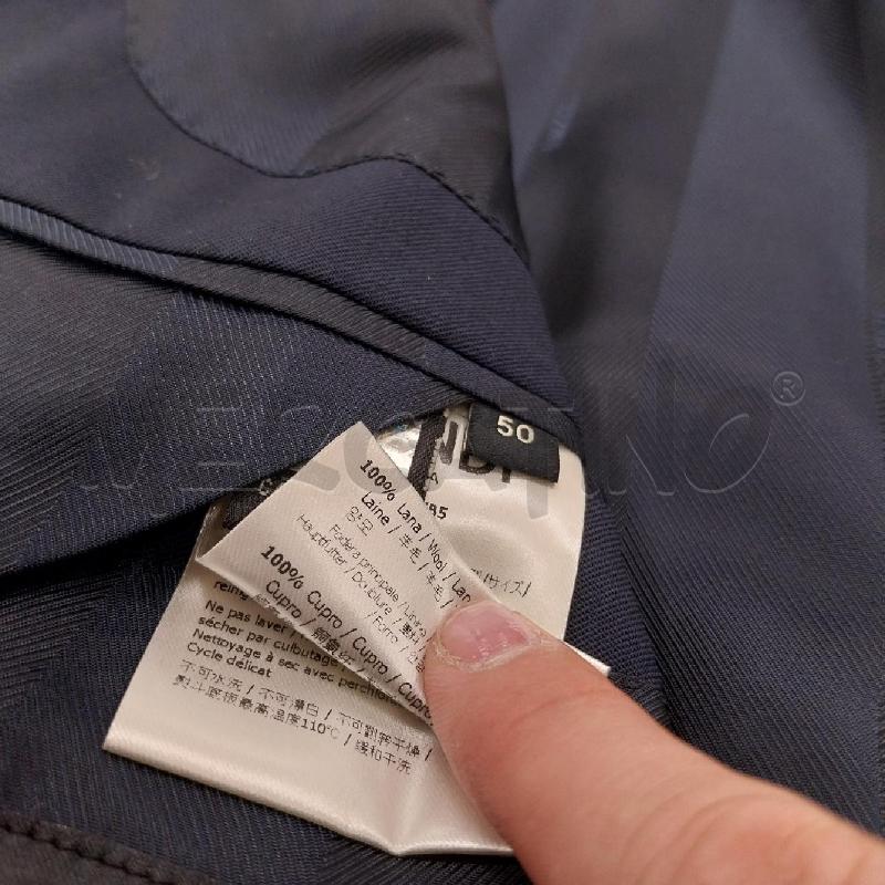 BLAZER UOMO FENDI BLU INTERNO RIGHE BLU | Mercatino dell'Usato Gazzada schianno 4