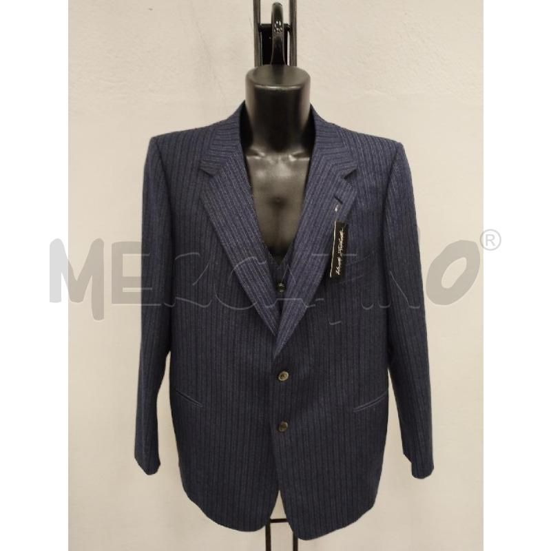 BLAZER UOMO +GILET YVES SANT LAURENT BLU | Mercatino dell'Usato Gazzada schianno 1
