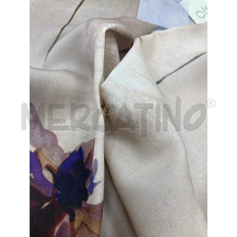 BLUSA DONNA OLTRE BEIGE FIORI CARTELLINO | Mercatino dell'Usato Gazzada schianno 5