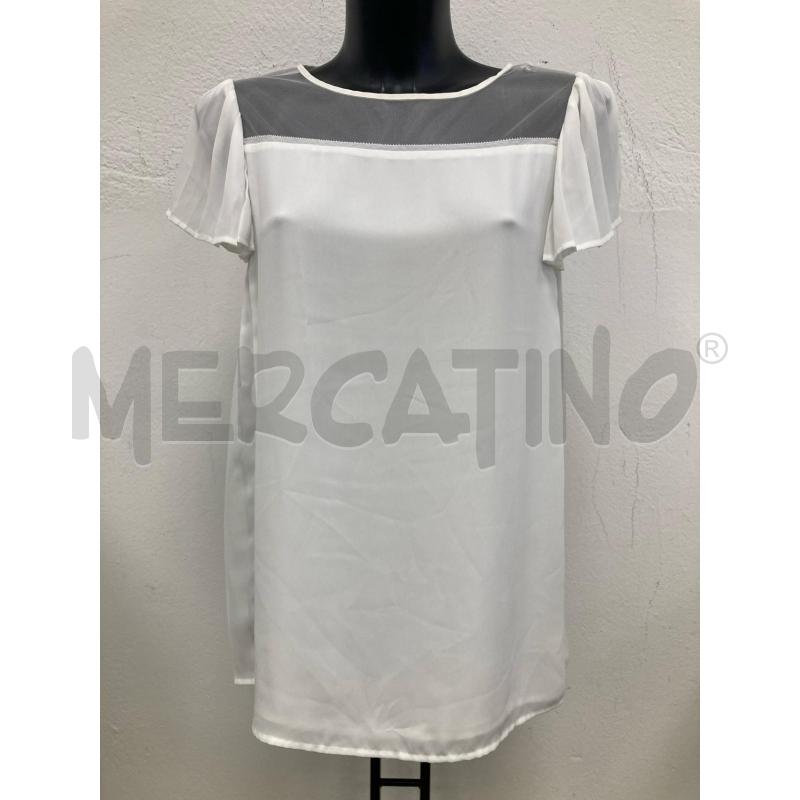 BLUSA DONNA PATRIZIA PEPE BIANCA  | Mercatino dell'Usato Gazzada schianno 1