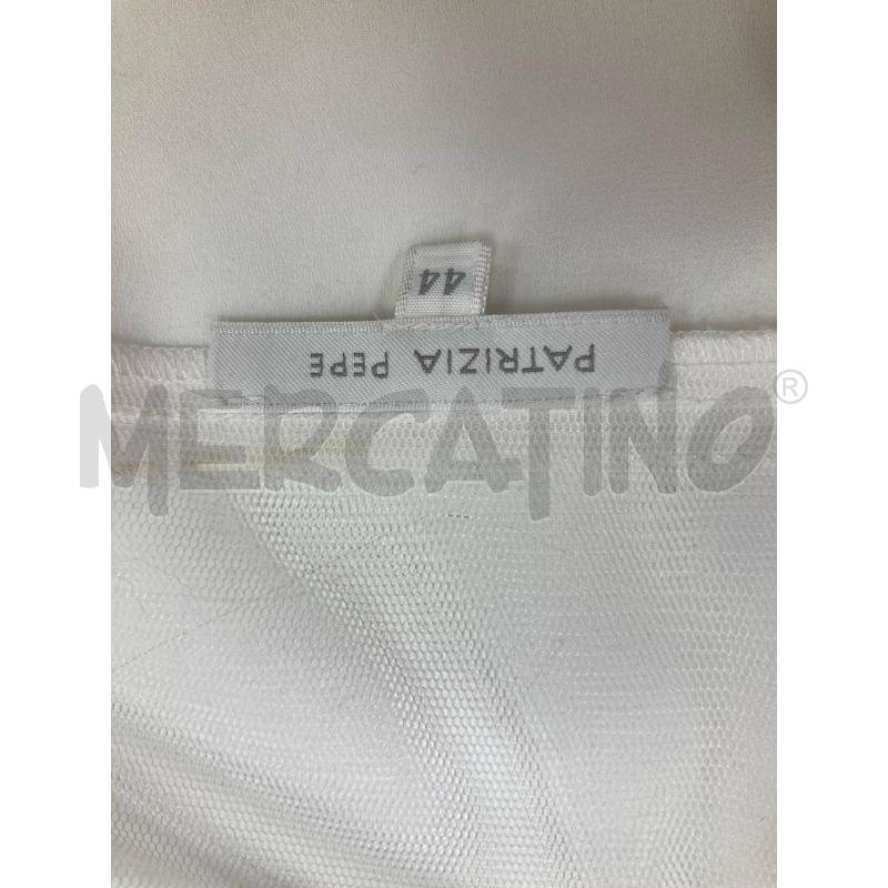 BLUSA DONNA PATRIZIA PEPE BIANCA  | Mercatino dell'Usato Gazzada schianno 3