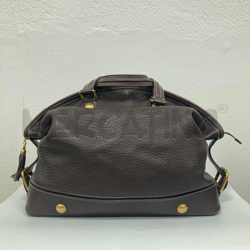 BORSA A MANO DONNA DOLCE & GABBANA PELLE MARRONE | Mercatino dell'Usato Gazzada schianno 1