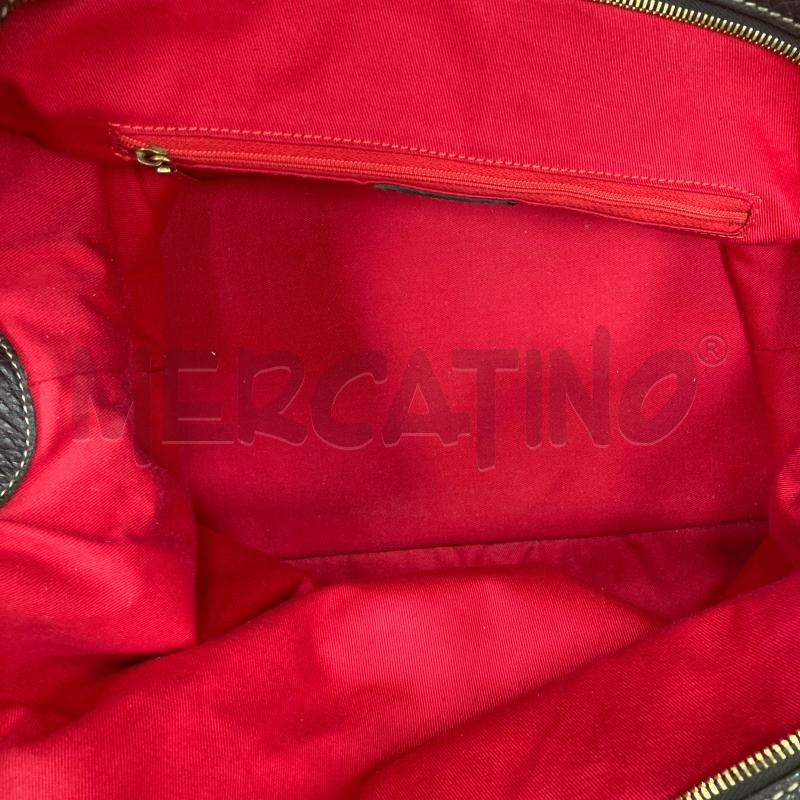 BORSA A MANO DONNA DOLCE & GABBANA PELLE MARRONE | Mercatino dell'Usato Gazzada schianno 4