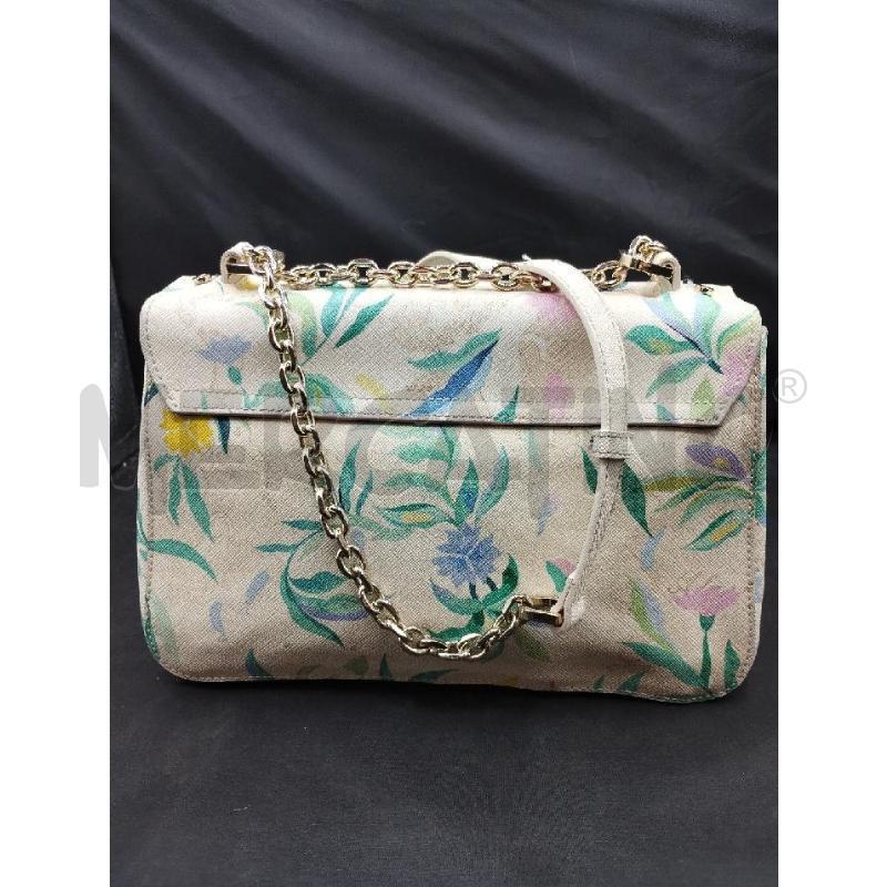 BORSA DONNA ALVIERO MARTINI BIANCO FOGLIE | Mercatino dell'Usato Gazzada schianno 2