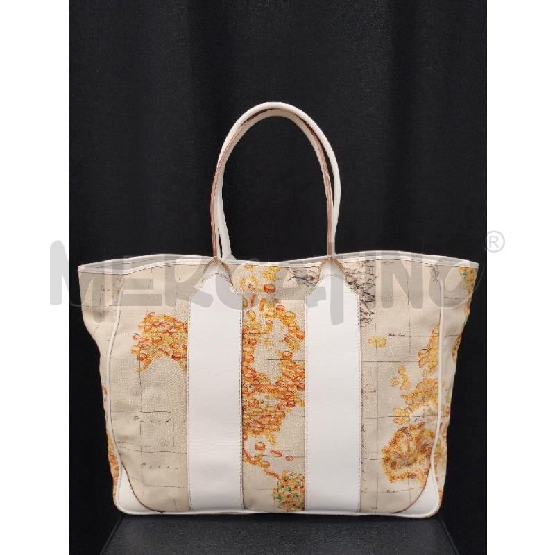 BORSA DONNA ALVIERO MARTINI DISEGNI MARINI | Mercatino dell'Usato Gazzada schianno 2