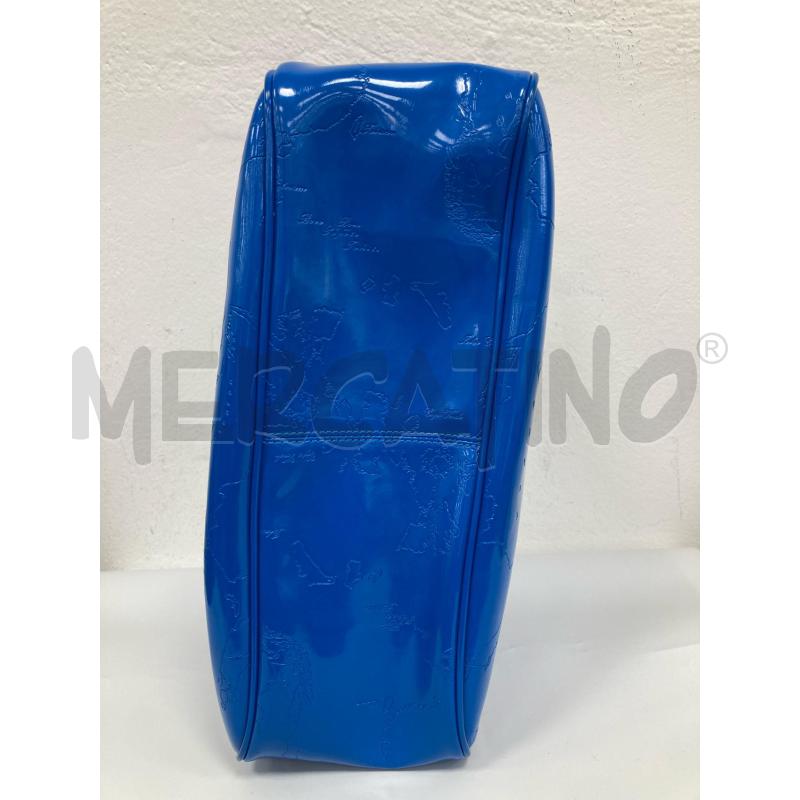 BORSA DONNA ALVIERO MARTINI VINILE BLU | Mercatino dell'Usato Gazzada schianno 3
