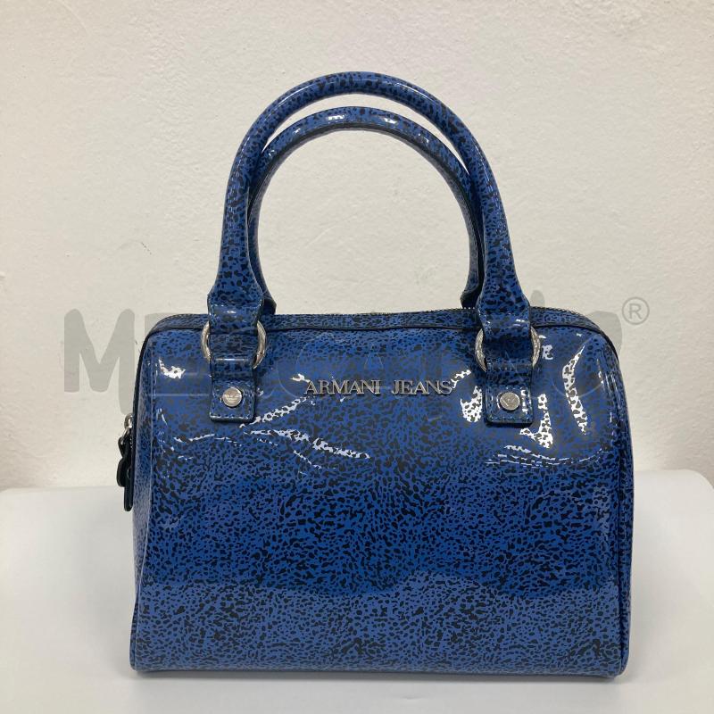 BORSA DONNA ARMANI JEANS BLU NERA | Mercatino dell'Usato Gazzada schianno 1