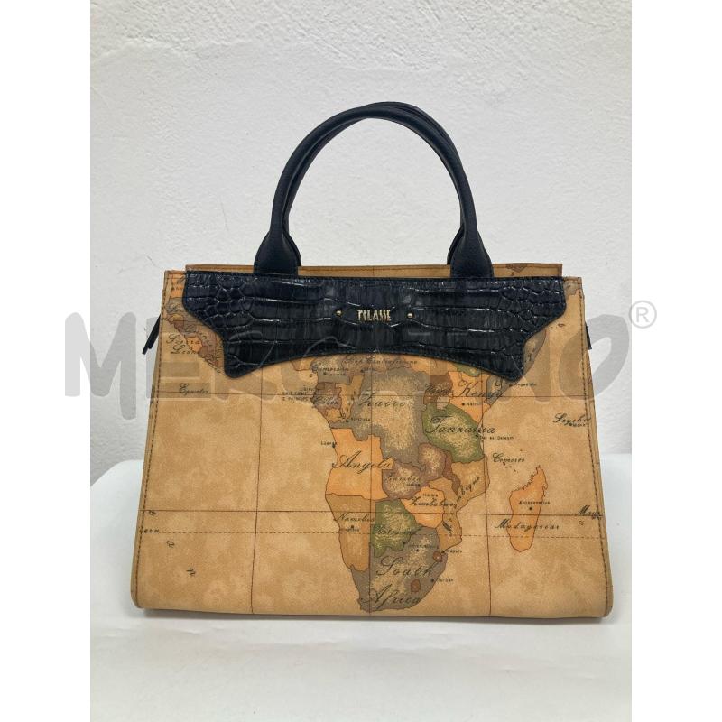 BORSA DONNA A MANO ALVIERO MARTINI MANICI NERI | Mercatino dell'Usato Gazzada schianno 1