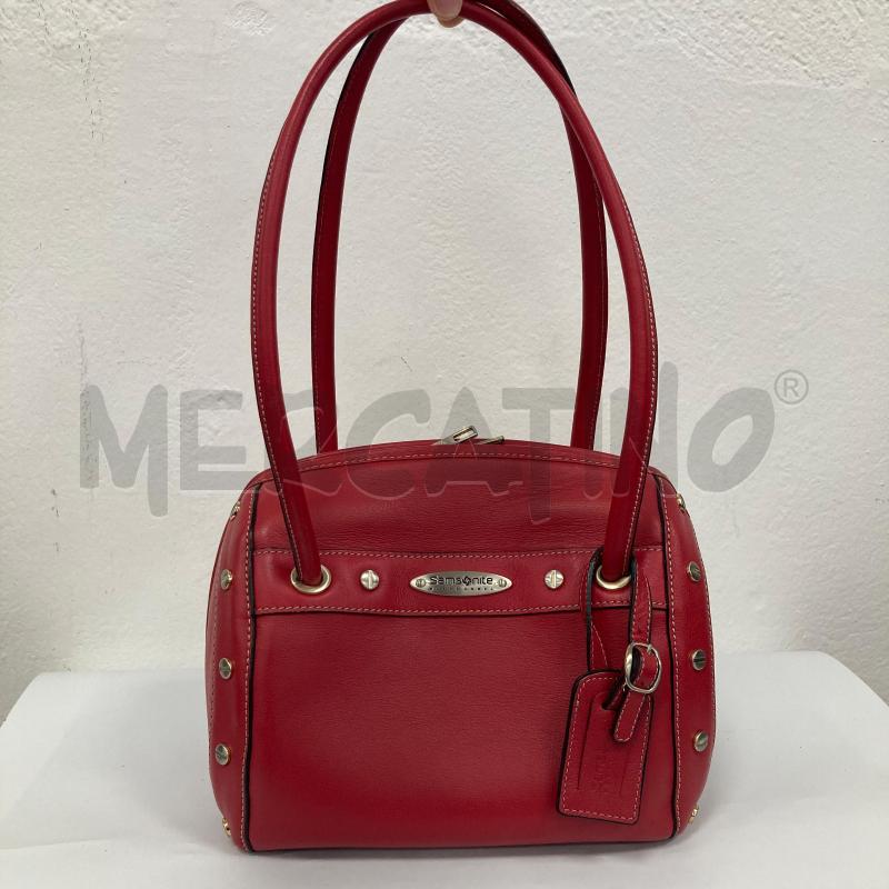BORSA DONNA A MANO ROSSA SAMSONITE  | Mercatino dell'Usato Gazzada schianno 1