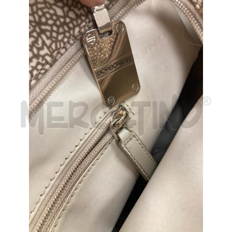 BORSA DONNA BORBONESE BEIGE | Mercatino dell'Usato Gazzada schianno 4