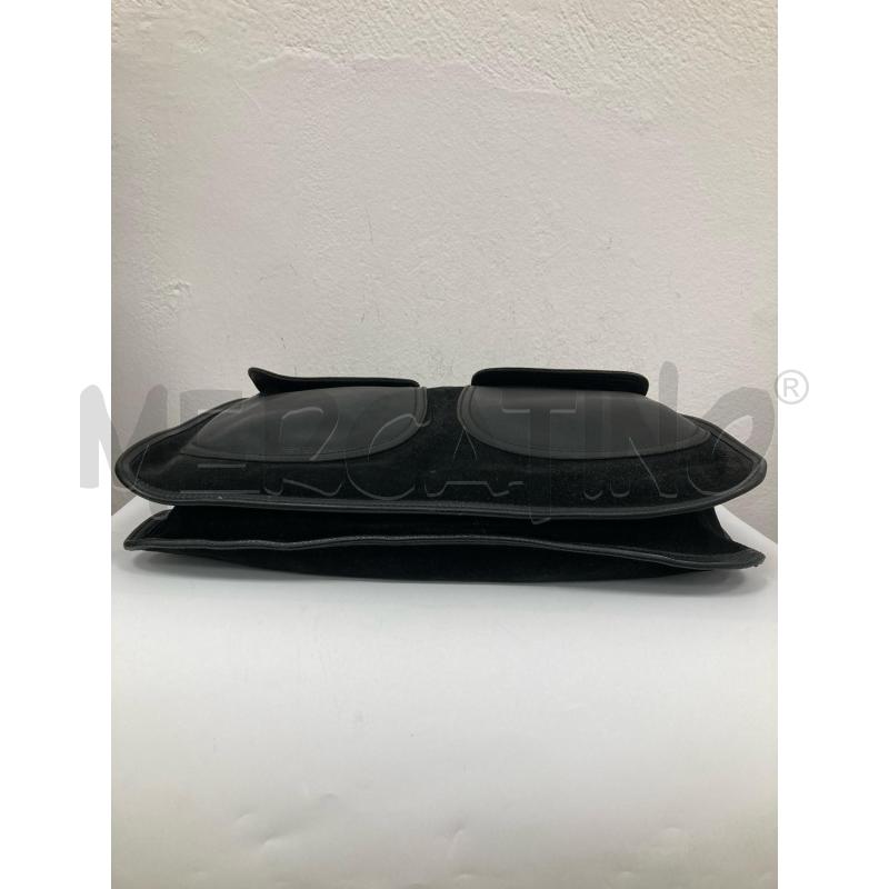 BORSA DONNA BOTTEGA VENETA VELLUTO NERO/PELLE  | Mercatino dell'Usato Gazzada schianno 4