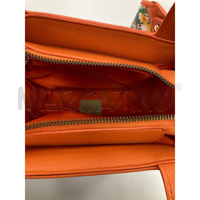 BORSA DONNA CAMOMILLA ARANCIONE FIORATA | Mercatino dell'Usato Gazzada schianno 4